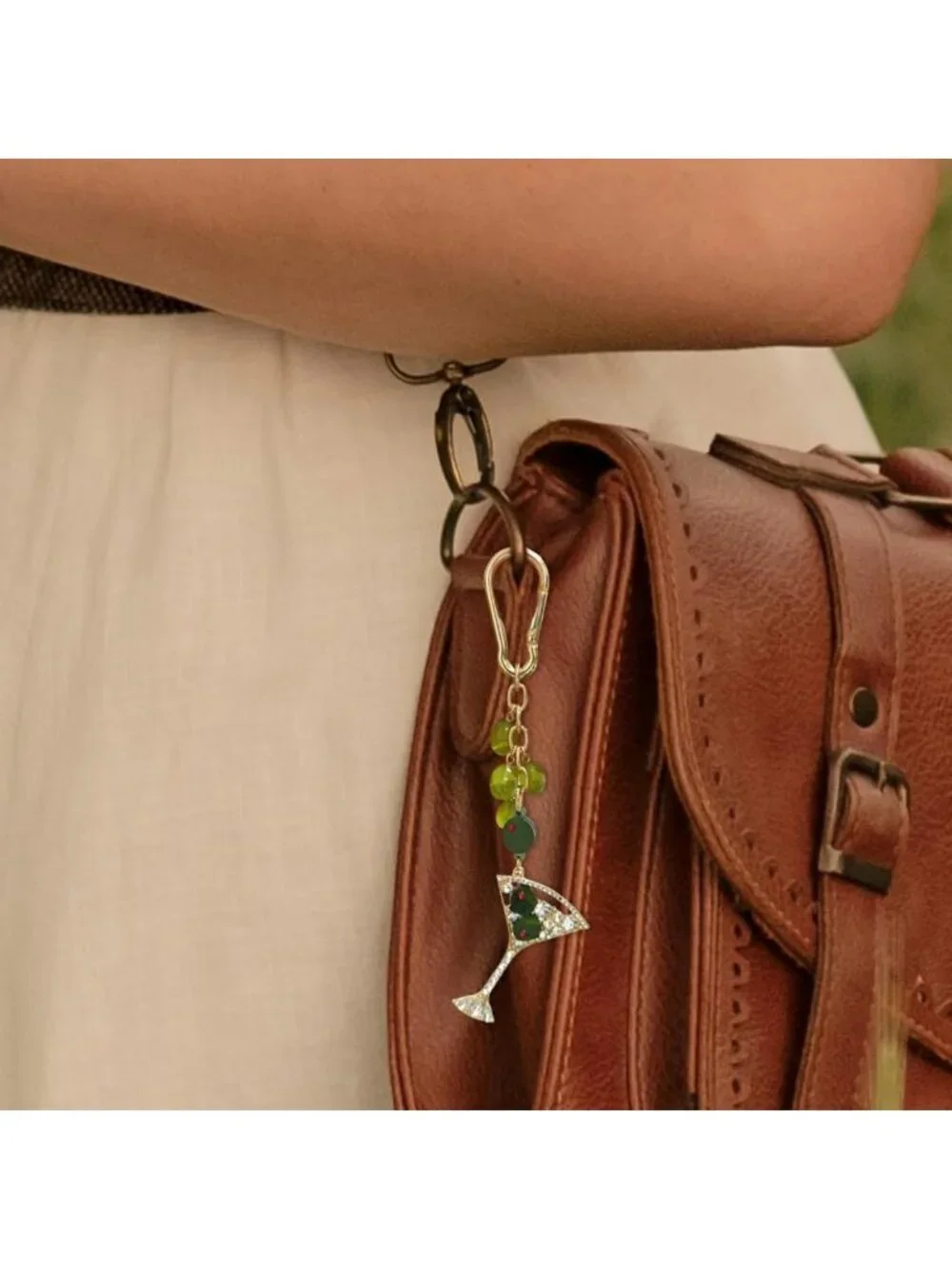 Adorable Sporty Fruit Keychain Charms for Handbags & Purses - Fun Accessories